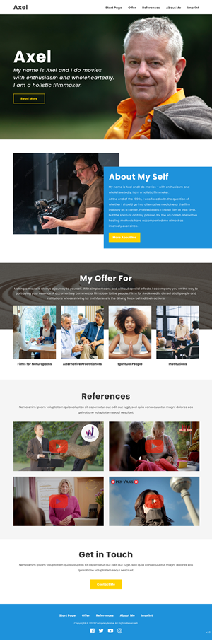 Web Design by pb for this project | Design: #30984239