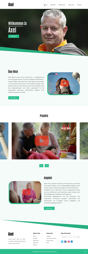 Web Design by pb for this project | Design: #30992157