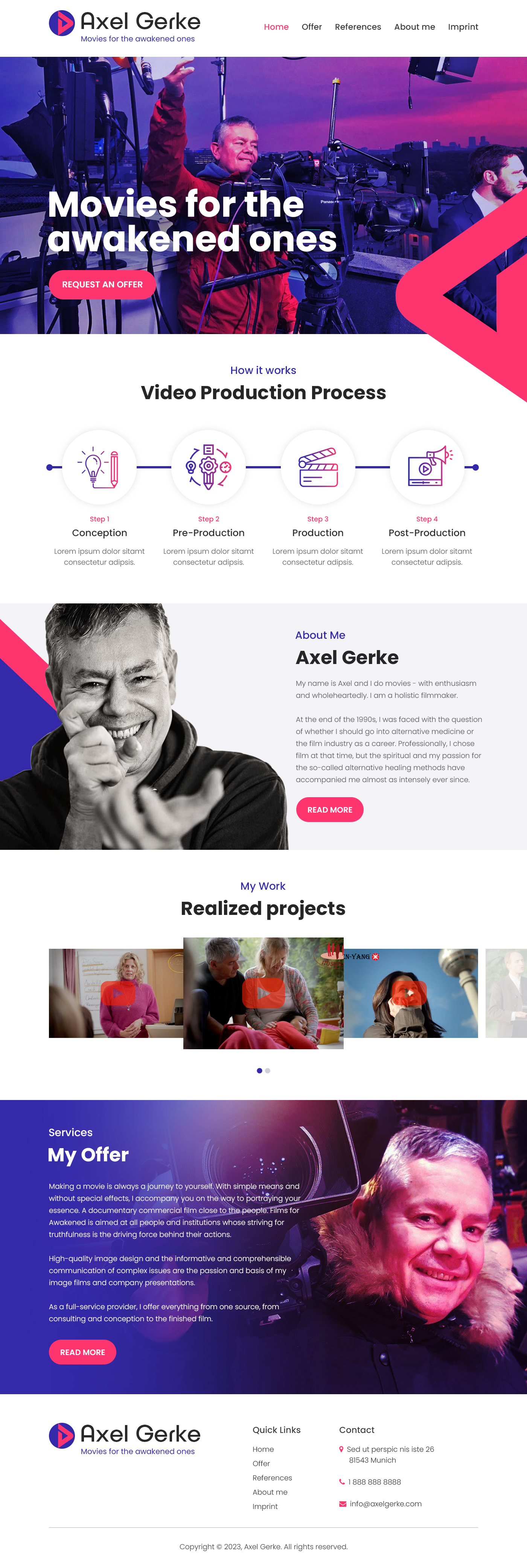 Web Design by Starlyn DS for this project | Design #30988781