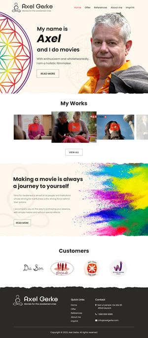 Web Design by Starlyn DS for this project | Design: #31003812