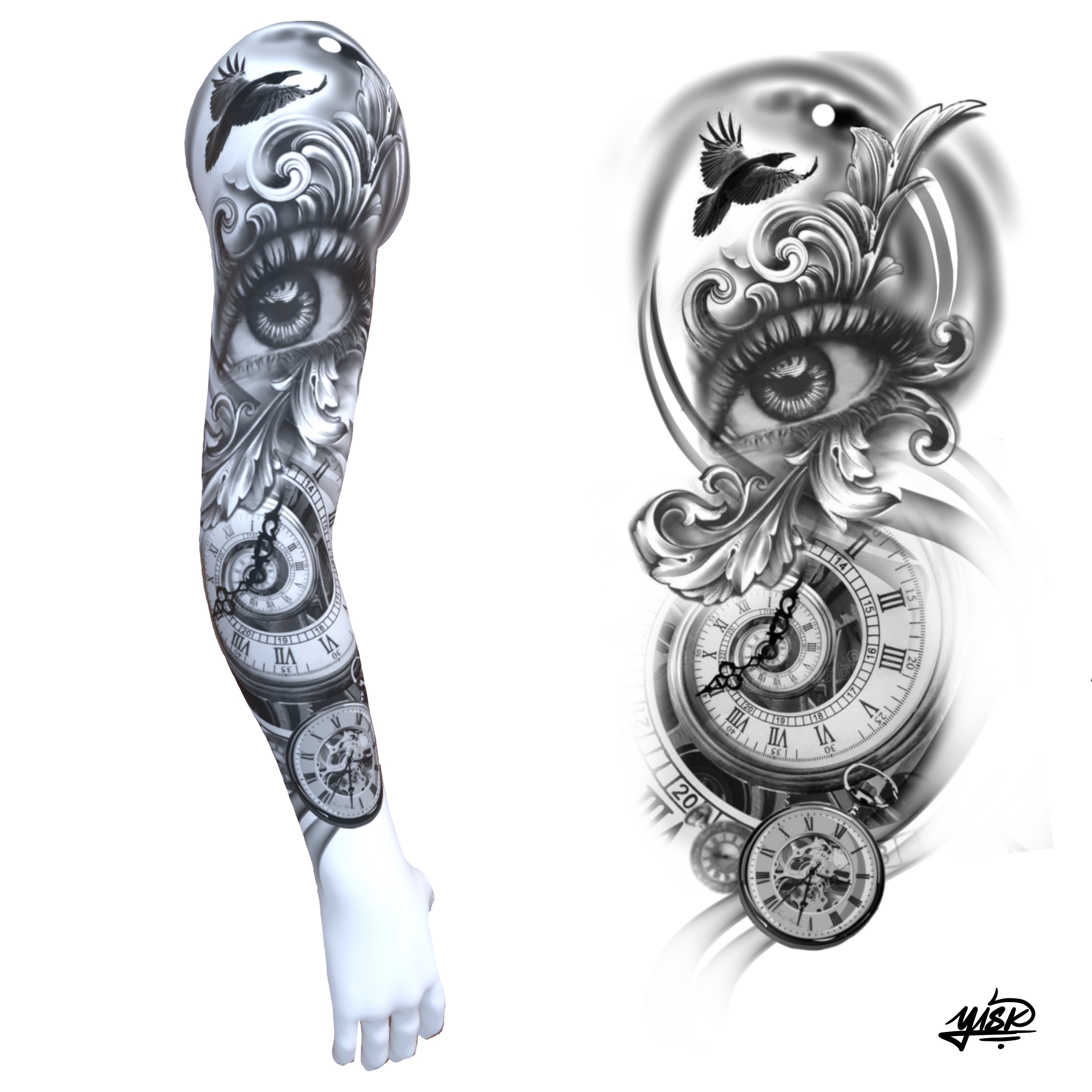 Tattoo Design by El Yisk 2 for this project | Design #30983145