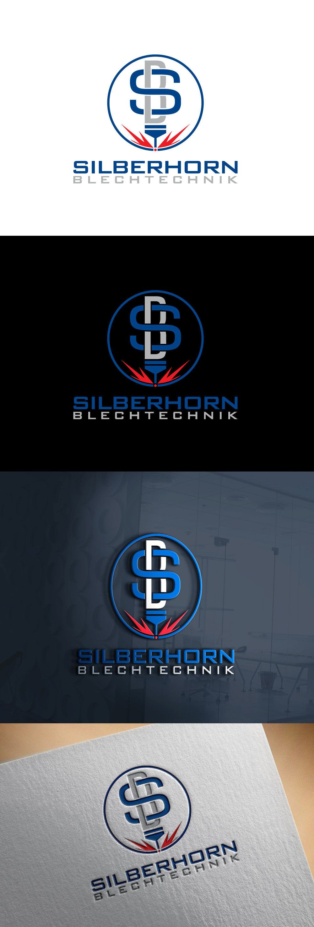 Diseño de Logo por designA78 para Silberhorn Blechtechnik GmbH | Diseño #30981154