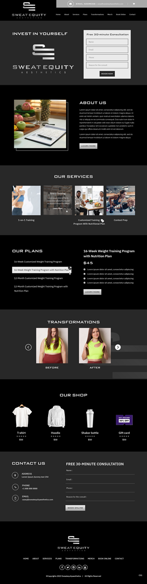 Web Design by pb for this project | Design: #30998969