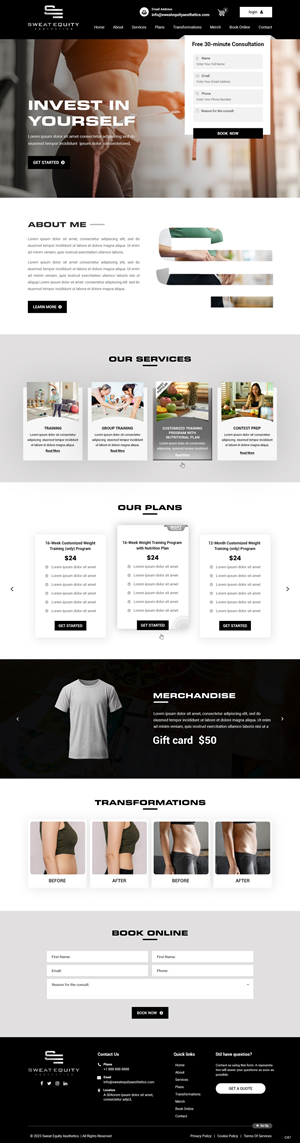 Web Design by pb for this project | Design: #30998971