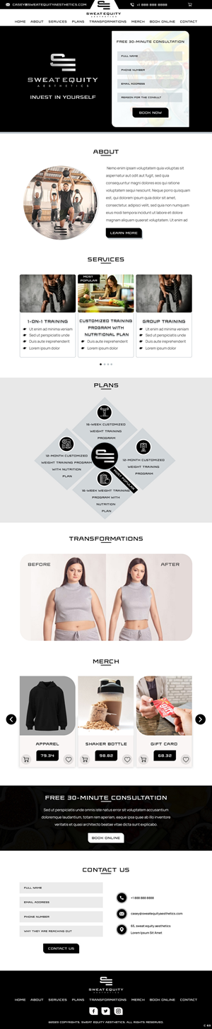Web Design by pb for this project | Design: #30998976