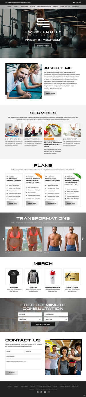 Web Design by pb for this project | Design: #30998979