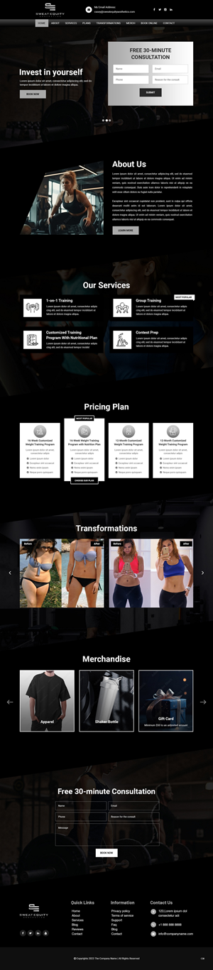 Web Design by pb for this project | Design: #31005636