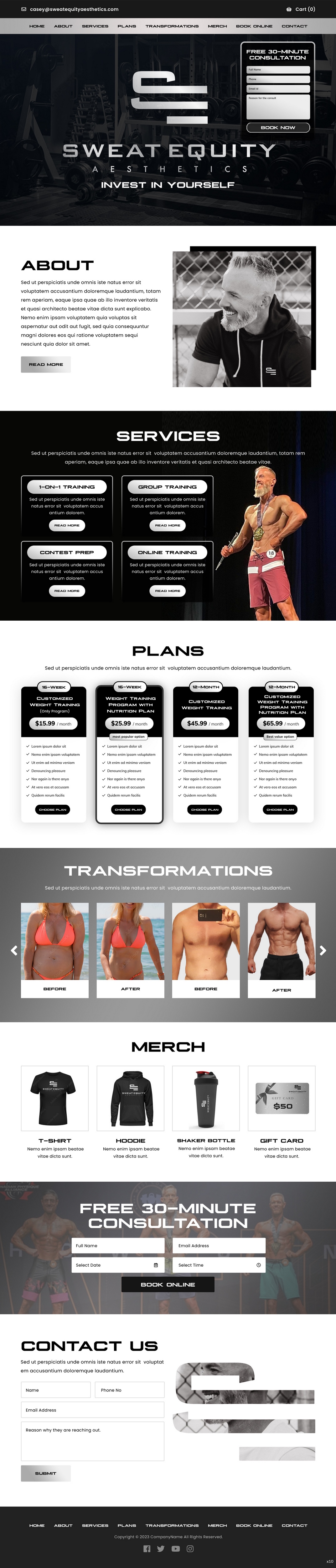Web Design by pb for this project | Design #31030355