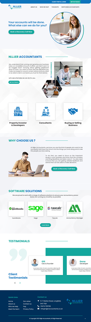 Web Design by pb for this project | Design: #30992143