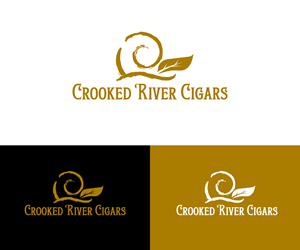 Logo Design by Kavth for Crooked River Cigars | Design: #31027359