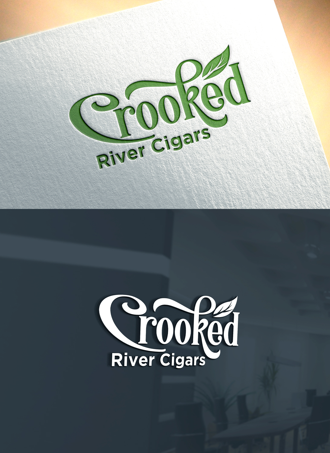 Logo Design by RaKu 2 for Crooked River Cigars | Design #31036287