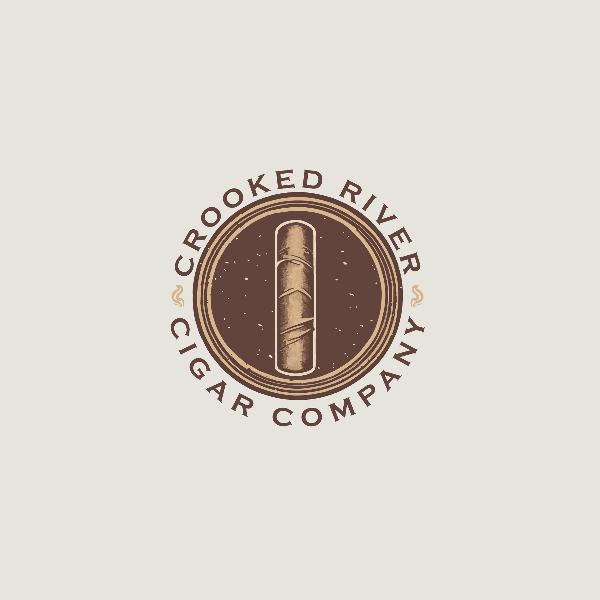 Logo Design by enismandal for Crooked River Cigars | Design #30993060