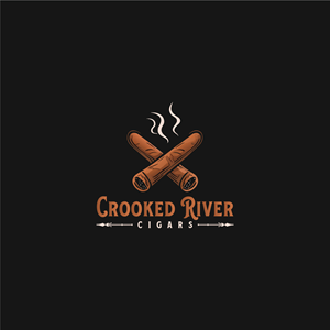 Logo Design by enismandal for Crooked River Cigars | Design: #30995989