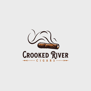 Logo Design by enismandal for Crooked River Cigars | Design: #30996013