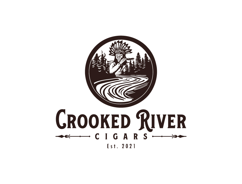 Logo Design by enismandal for Crooked River Cigars | Design #30997403