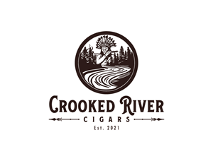 Logo Design by enismandal for Crooked River Cigars | Design #30997403