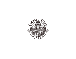 Logo Design by enismandal for Crooked River Cigars | Design: #30998321