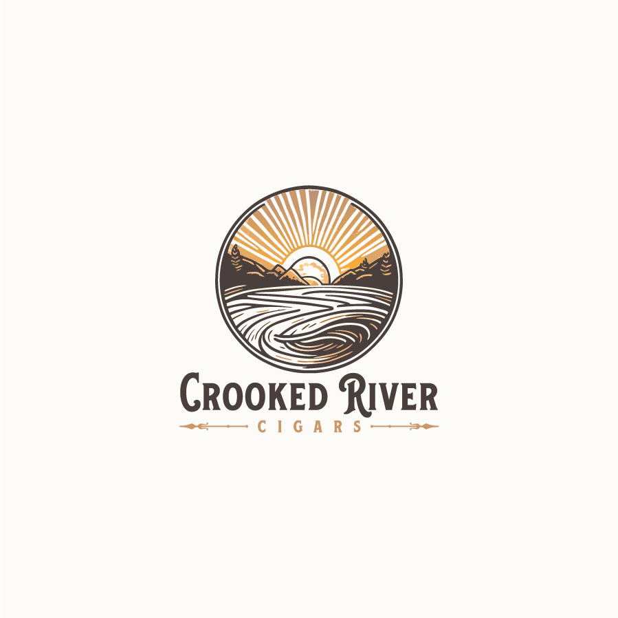 Logo Design by enismandal for Crooked River Cigars | Design #31020861