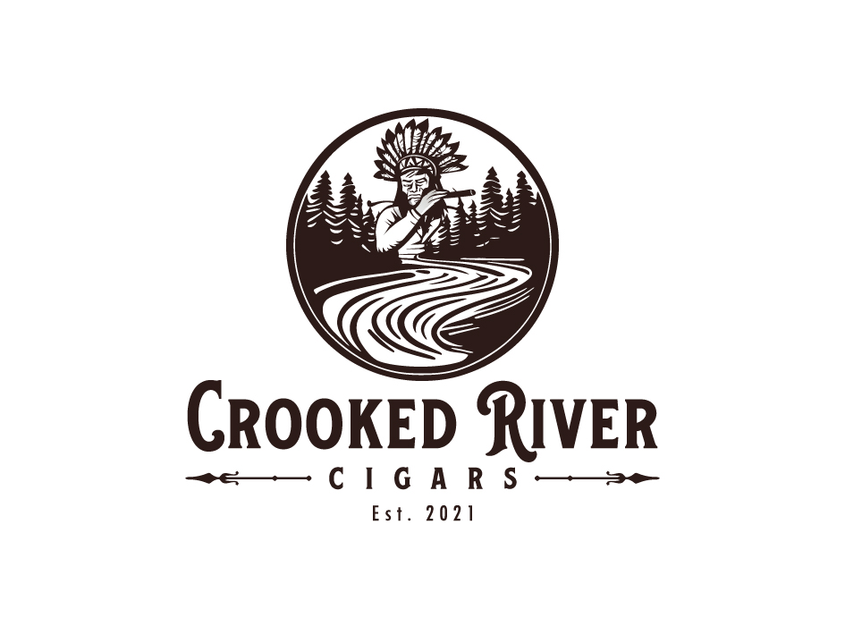 Logo Design by enismandal for Crooked River Cigars | Design #31080625