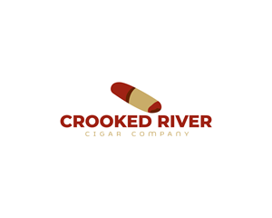 Logo Design by cafemountdesigns for Crooked River Cigars | Design #30988839
