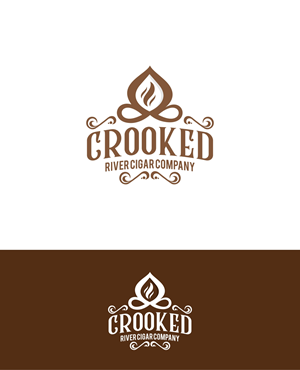 Logo Design by Eppeok for Crooked River Cigars | Design: #30987461