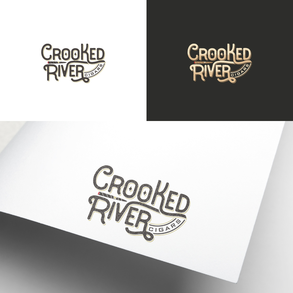 Diseño de Logo por Trident para Crooked River Cigars | Diseño #31001469