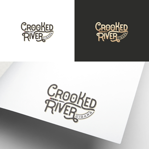 Logo Design by Trident for Crooked River Cigars | Design: #31001469
