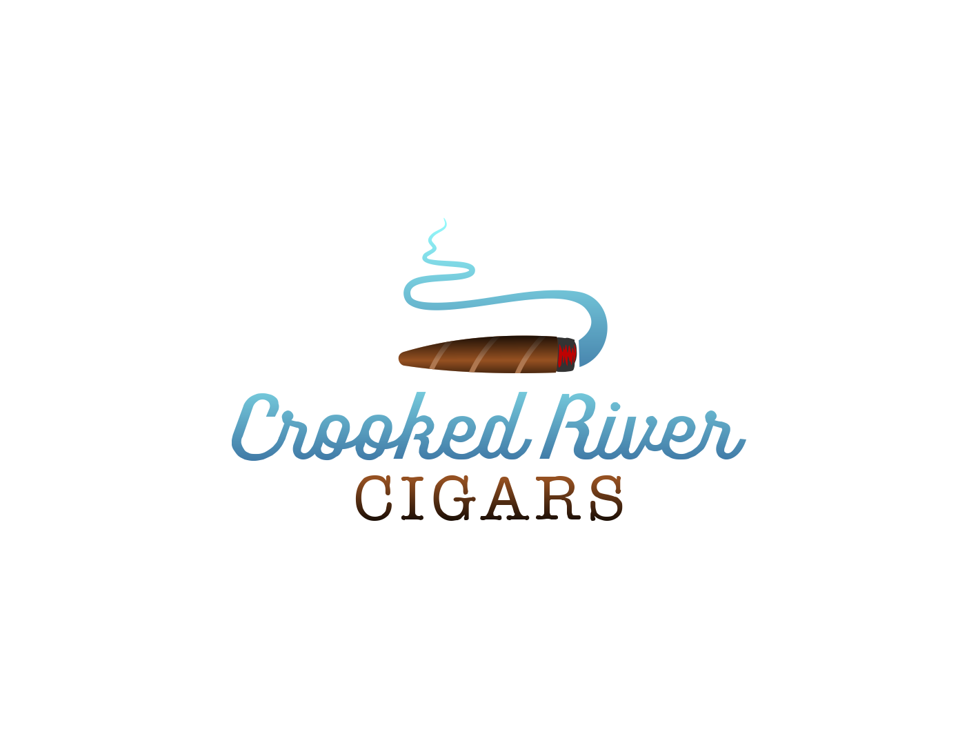 Diseño de Logo por BNdesigner para Crooked River Cigars | Diseño #31020306