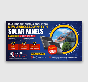 Design Publicitaire par debdesign pour Ryde Energy | Design : #30987899