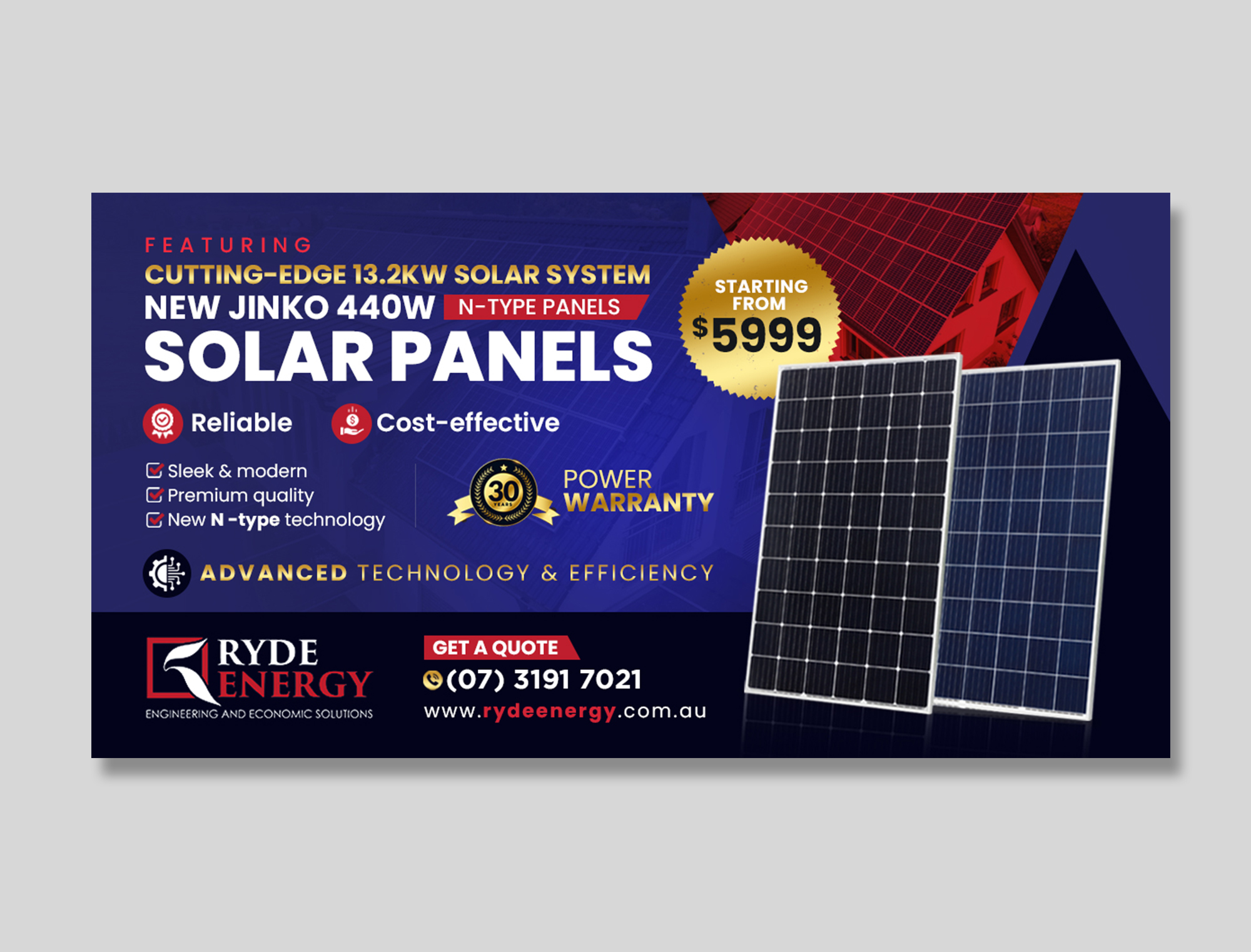 Advertisement Design by debdesign for Ryde Energy | Design #30988324