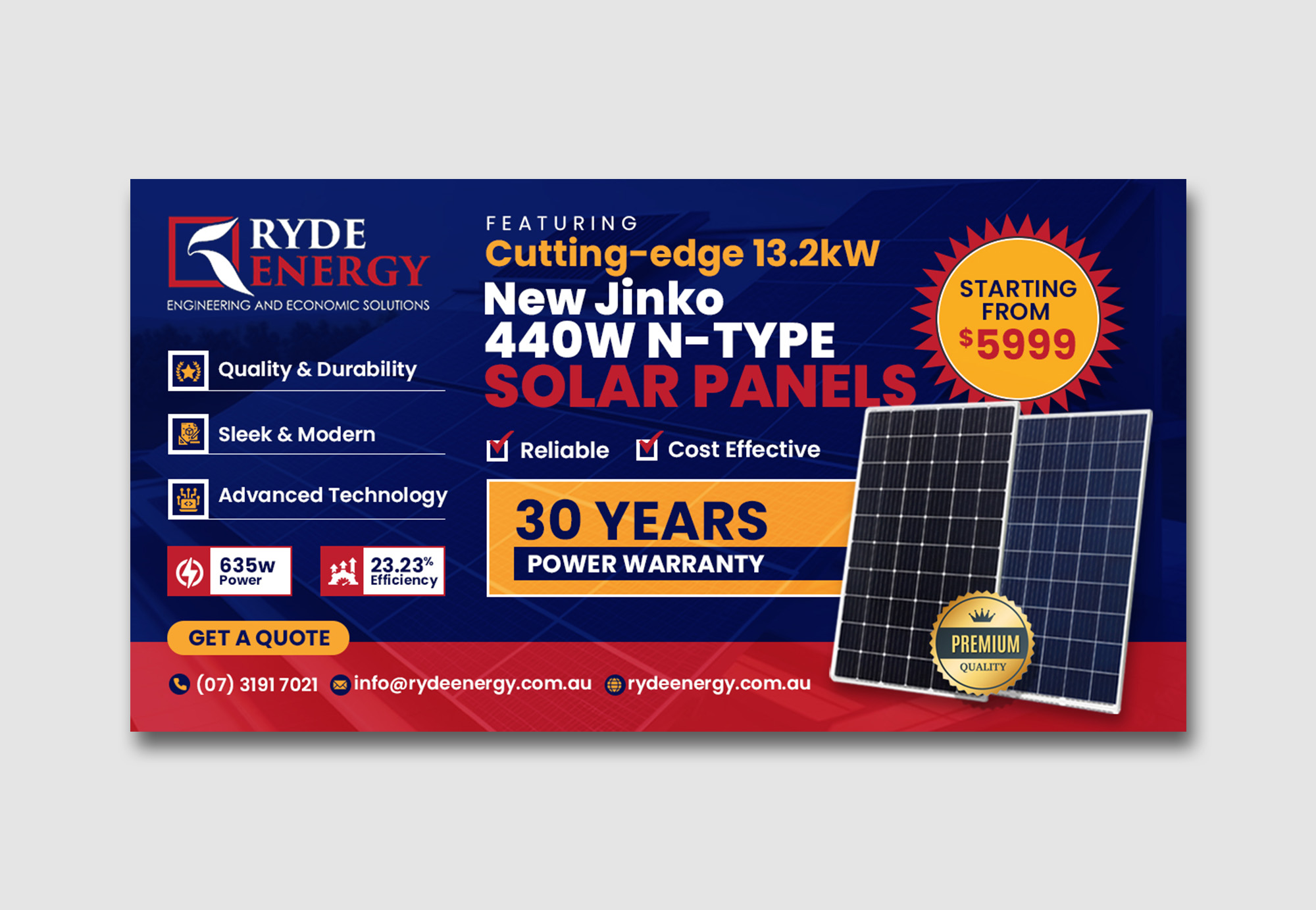 Advertisement Design by debdesign for Ryde Energy | Design #30988758