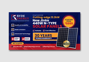 Design Publicitaire par debdesign pour Ryde Energy | Design : #30988758