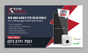 Design Publicitaire par ecorokerz pour Ryde Energy | Design : #30988681