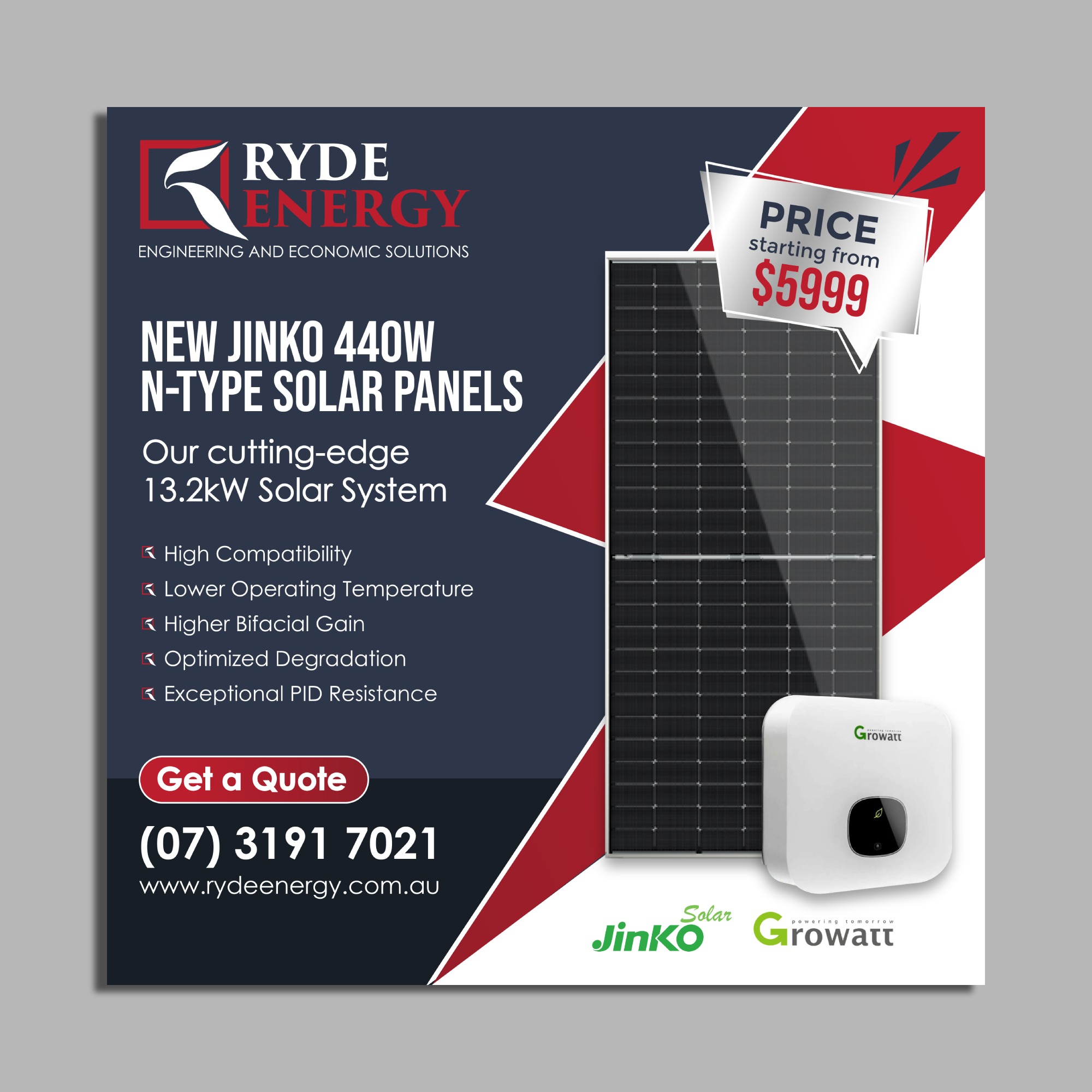 Advertisement Design by ecorokerz for Ryde Energy | Design #30988682