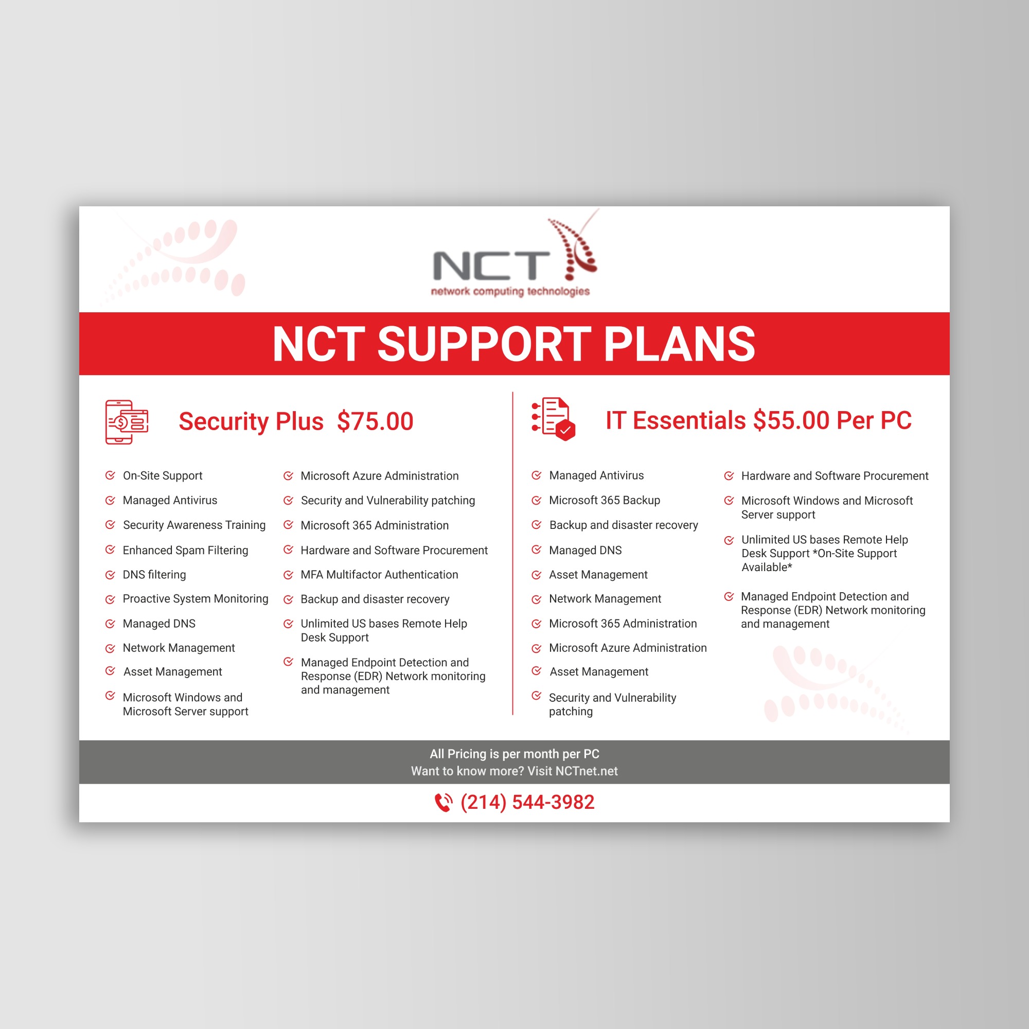 Flyer Design by KreativeMadz for Network Computing Technologies | Design #30995949