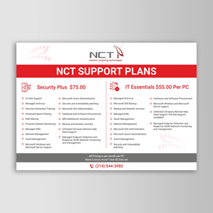 Flyer Design by KreativeMadz for Network Computing Technologies | Design: #30995949