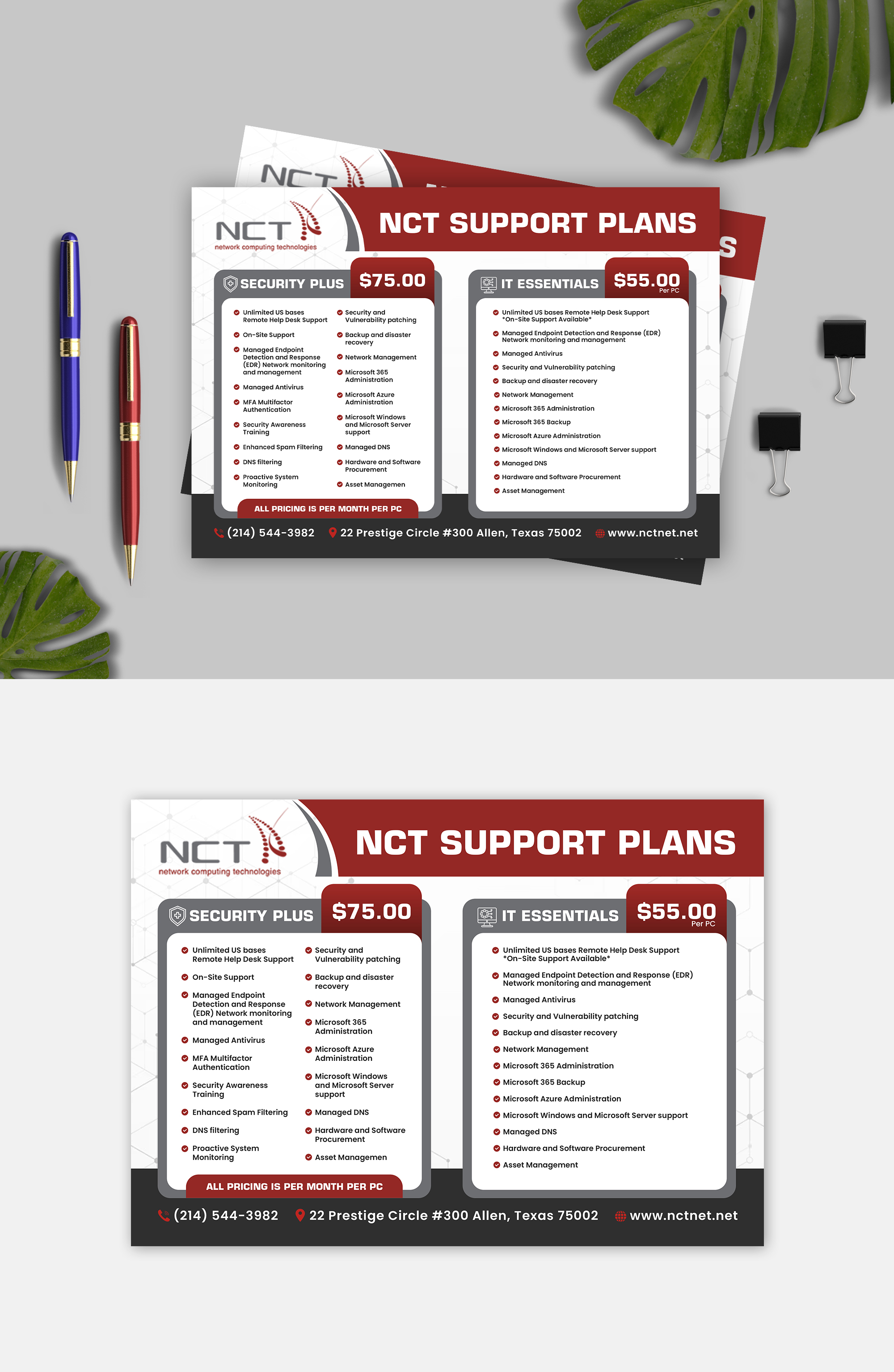 Diseño de Flyer por debdesign para Network Computing Technologies | Diseño #31002472
