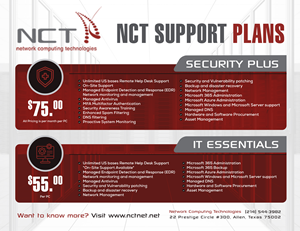 Flyer Design by debdesign for Network Computing Technologies | Design: #31003008