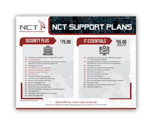 Flyer Design by debdesign for Network Computing Technologies | Design: #31003173