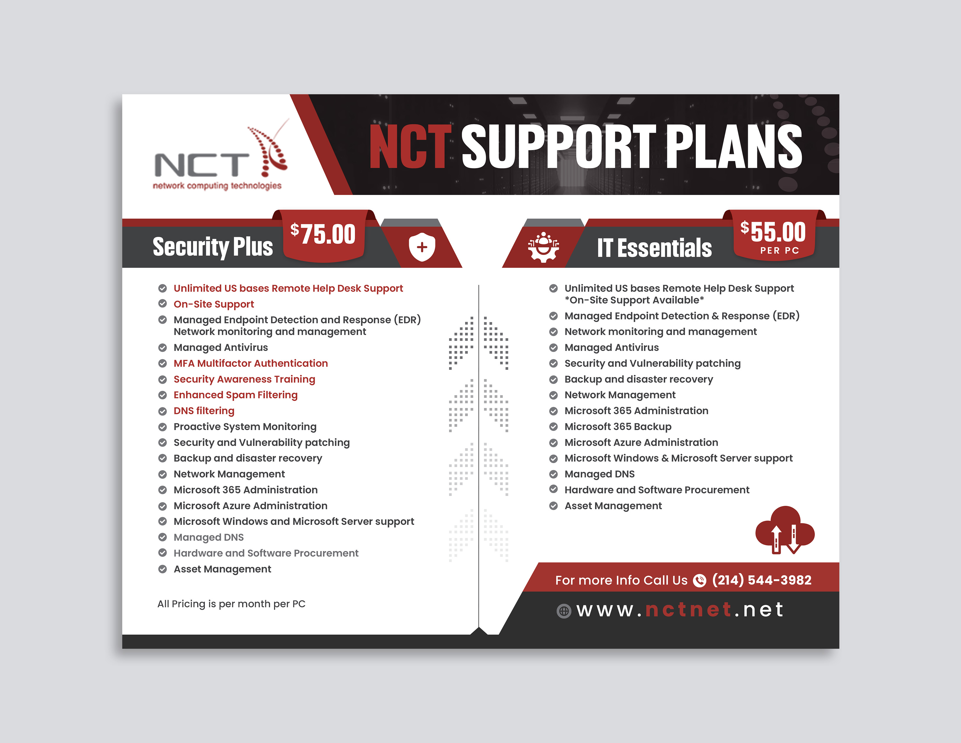 Diseño de Flyer por debdesign para Network Computing Technologies | Diseño #31003250