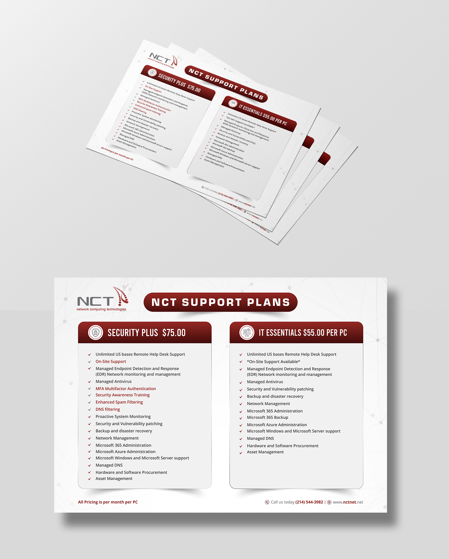 Diseño de Flyer por ecorokerz para Network Computing Technologies | Diseño #31002563