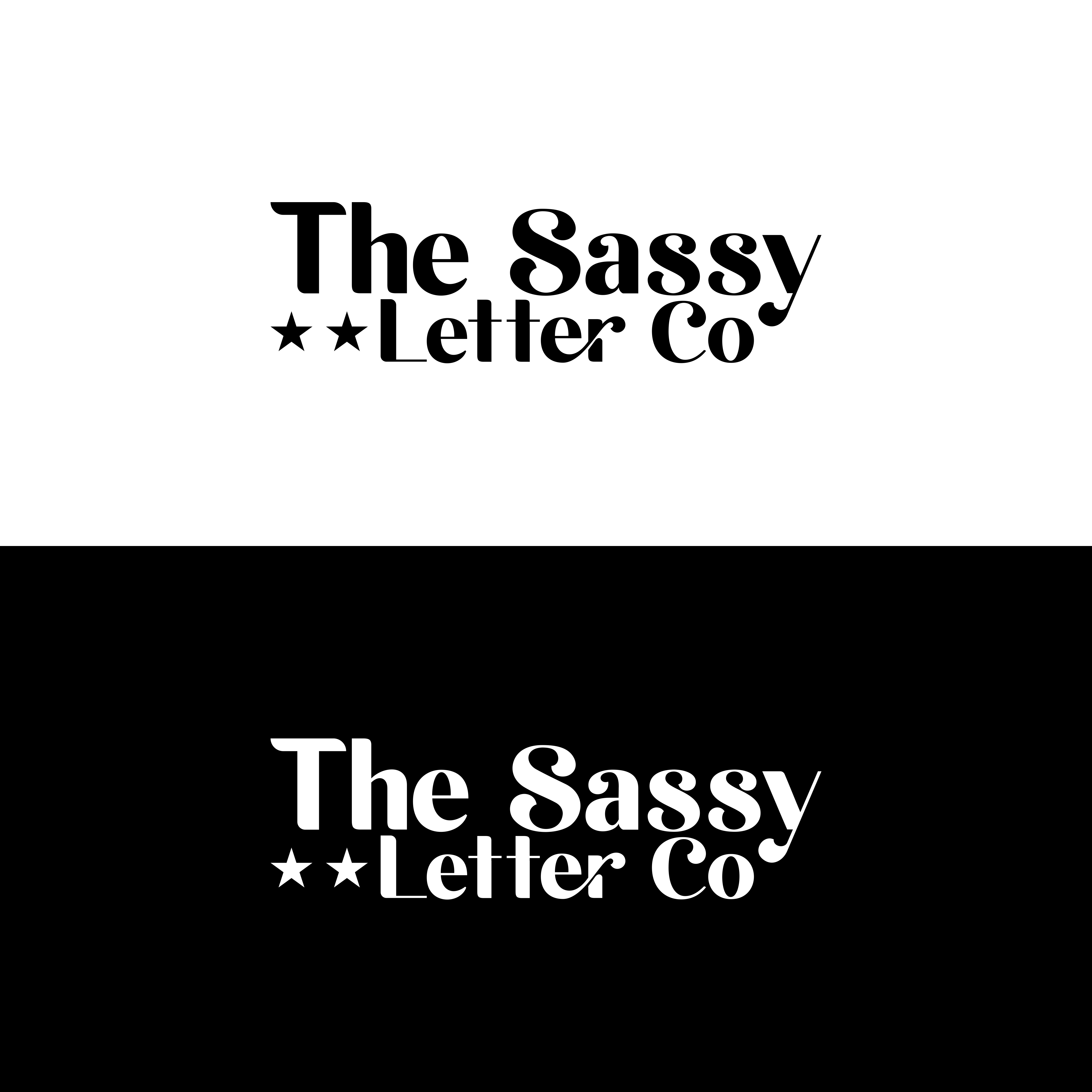 Logo Design by Ura Designs for The Sassy Letter Company | Design #31033627
