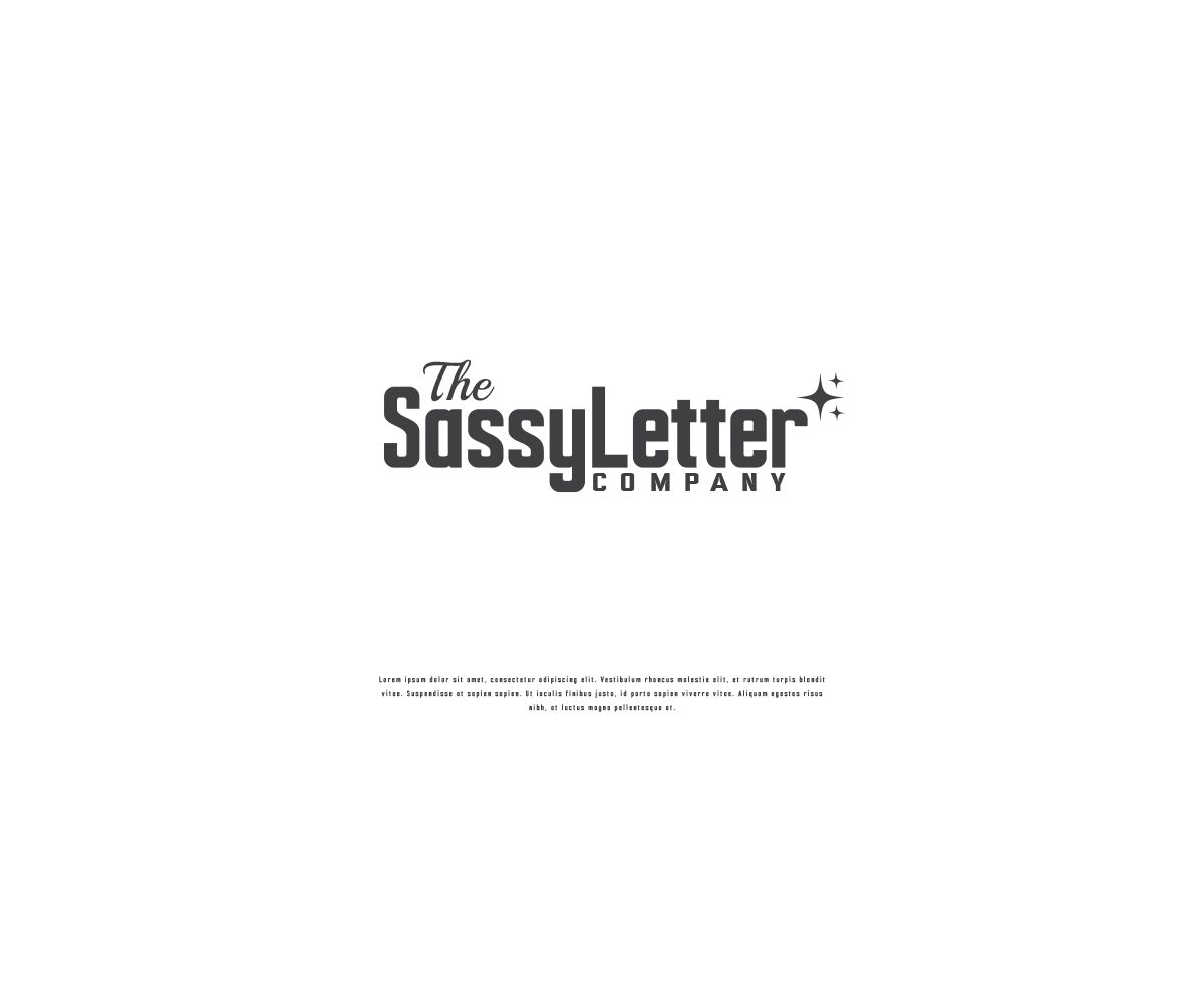 Logo Design by Roots_x for The Sassy Letter Company | Design #31144984