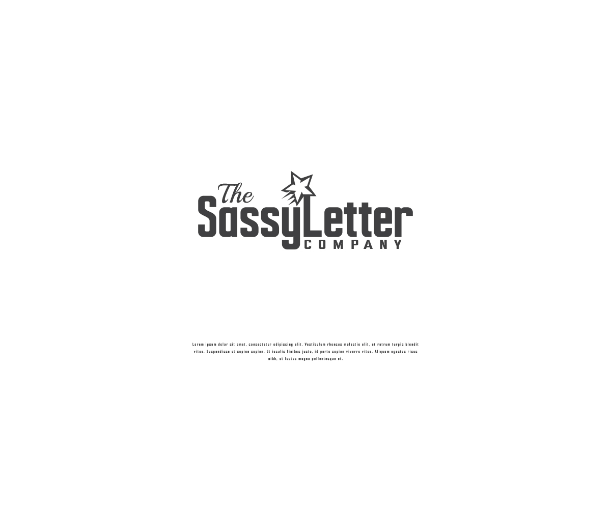 Logo Design by Roots_x for The Sassy Letter Company | Design #31144988