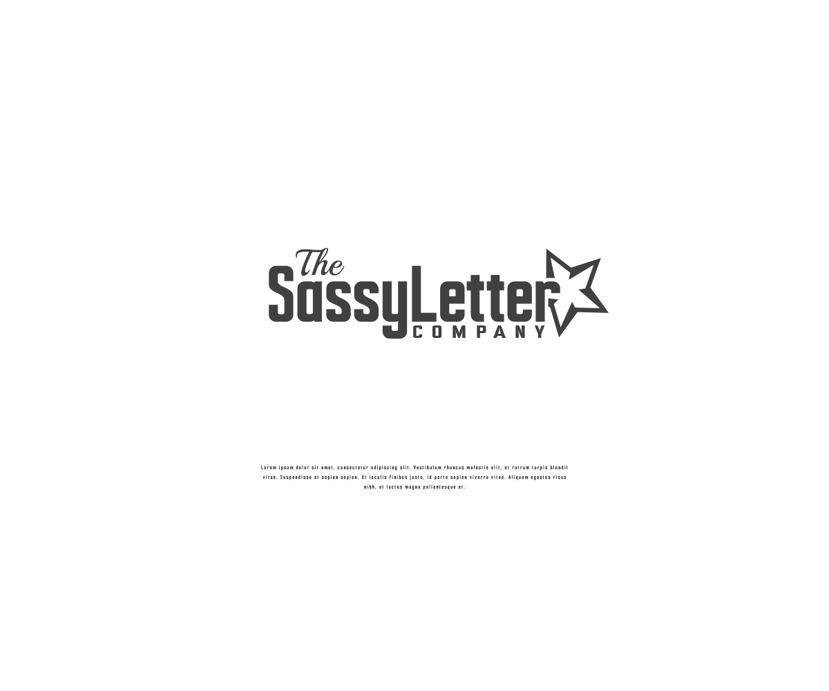 Logo Design by Roots_x for The Sassy Letter Company | Design #31160979
