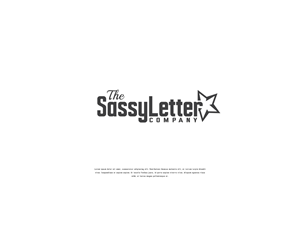 Logo Design by Roots_x for The Sassy Letter Company | Design: #31160979