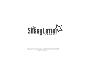 Logo Design by Roots_x for The Sassy Letter Company | Design: #31160990