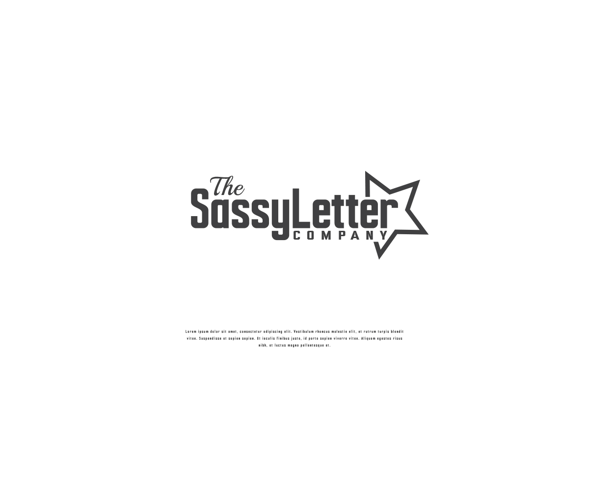 Logo Design by Roots_x for The Sassy Letter Company | Design #31161239