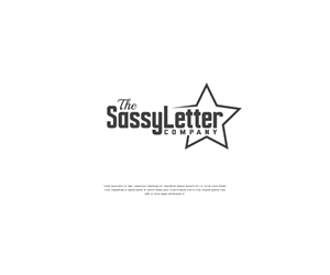 Logo Design by Roots_x for The Sassy Letter Company | Design: #31161245