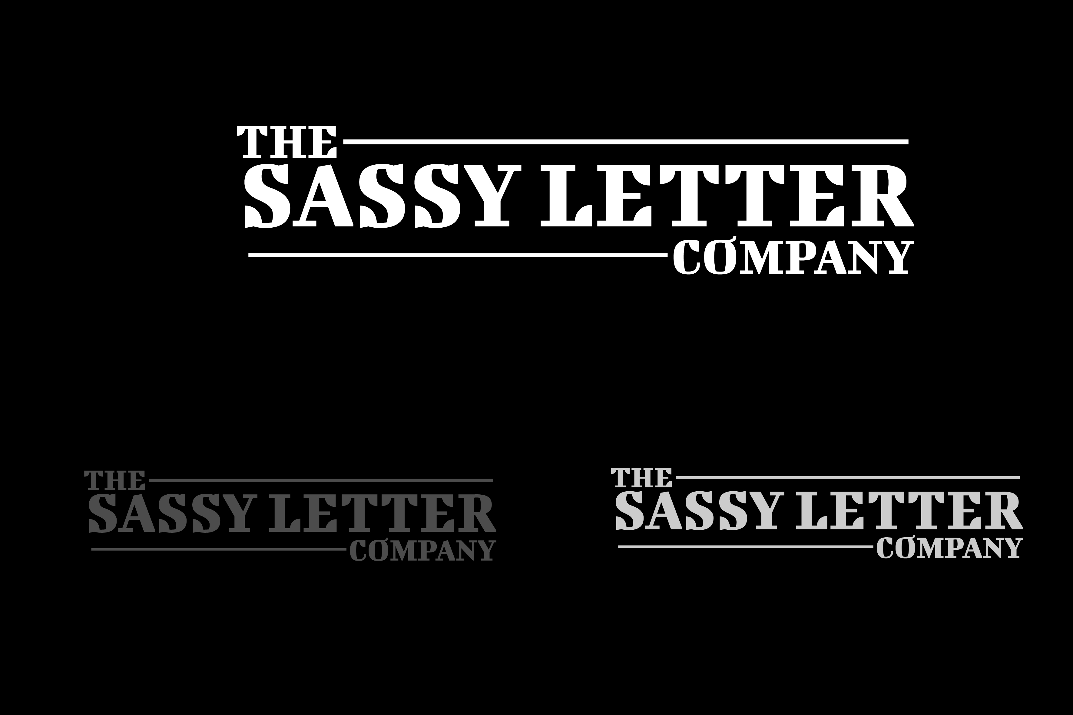 Logo Design by Sgyn Id for The Sassy Letter Company | Design #31009839